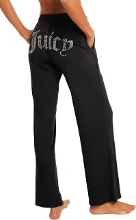 Women's Velvet Fleece Lounge Pajama Pant with Rhinestones