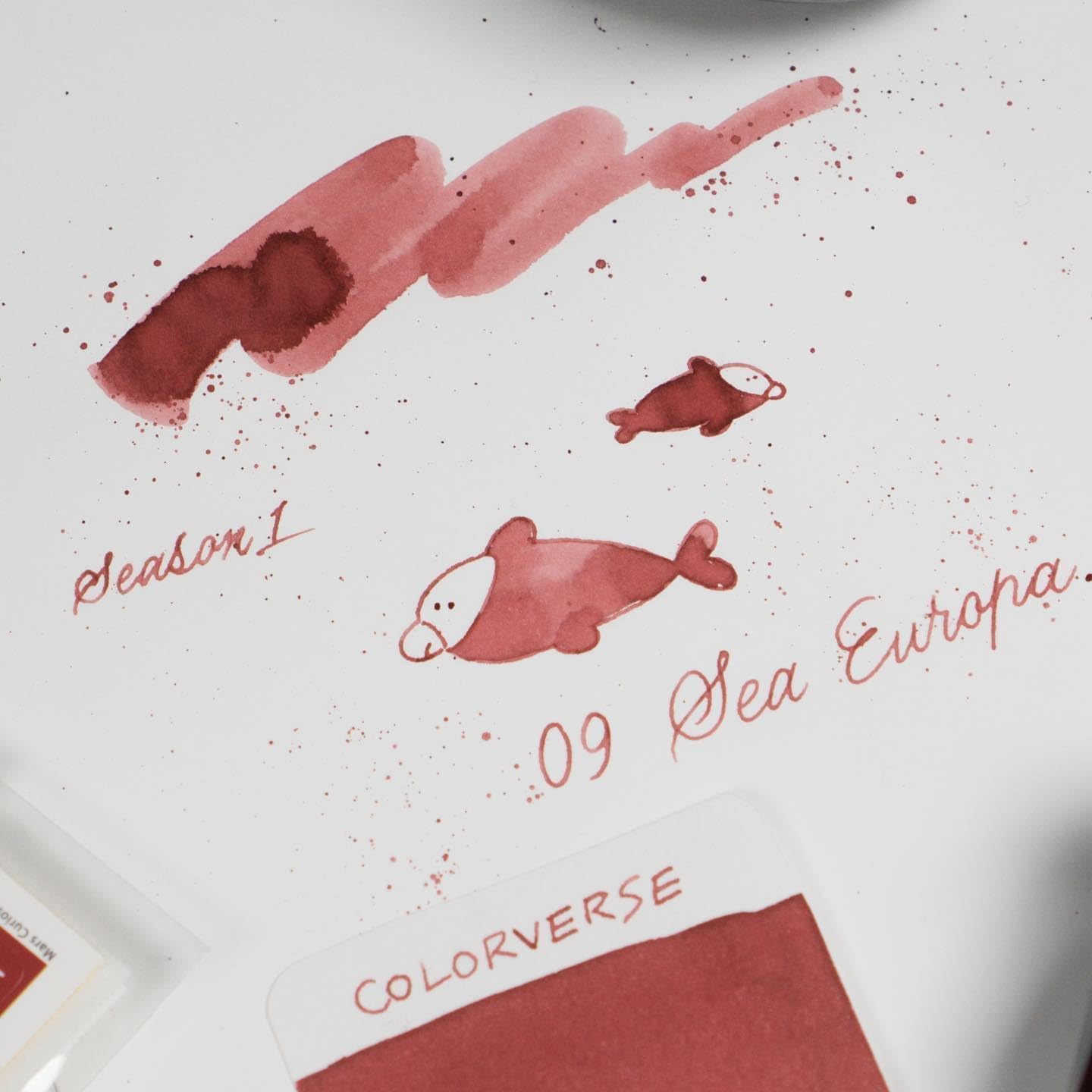 Colorverse Ink - Spaceward -No. 9, Sea Europa (65ml & 15ml) Fountain Pen Ink