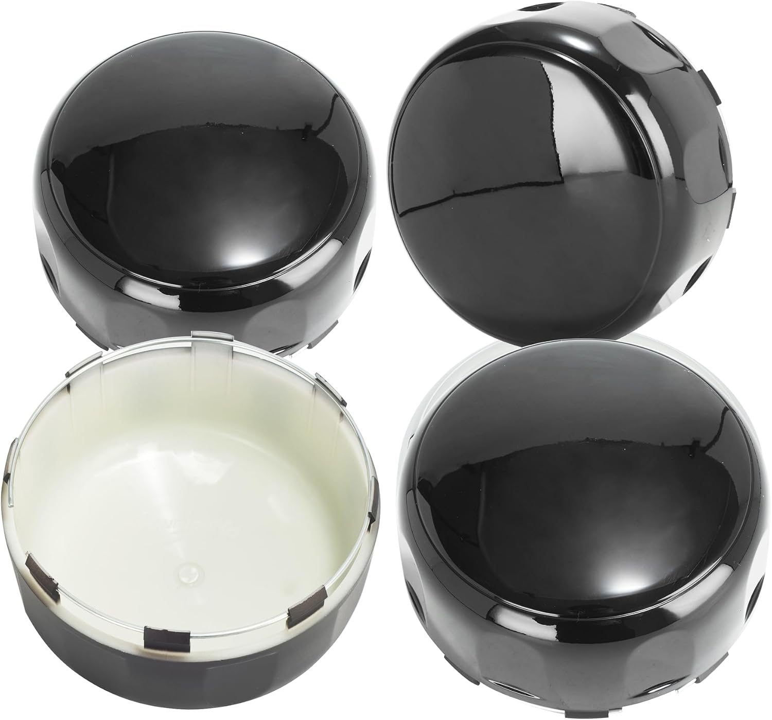 4 Pcs 5.23" (132.8mm) Wheel Center Caps for Eagle Alloys 8 Lug - ABS Plastic Snap-On Hub Covers (Fits 5"/127mm Center Bore) - Acc3175-06 3175-06 Replacement, Chrome
