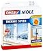 Produktbild tesa tesamoll Thermo Cover Fenster-Isolierfolie - Transparente Isolierfolie zur Wärmedämmung an Fenstern - Inklusive praktischer Klebelösung - 1,7 m x 1,5 m