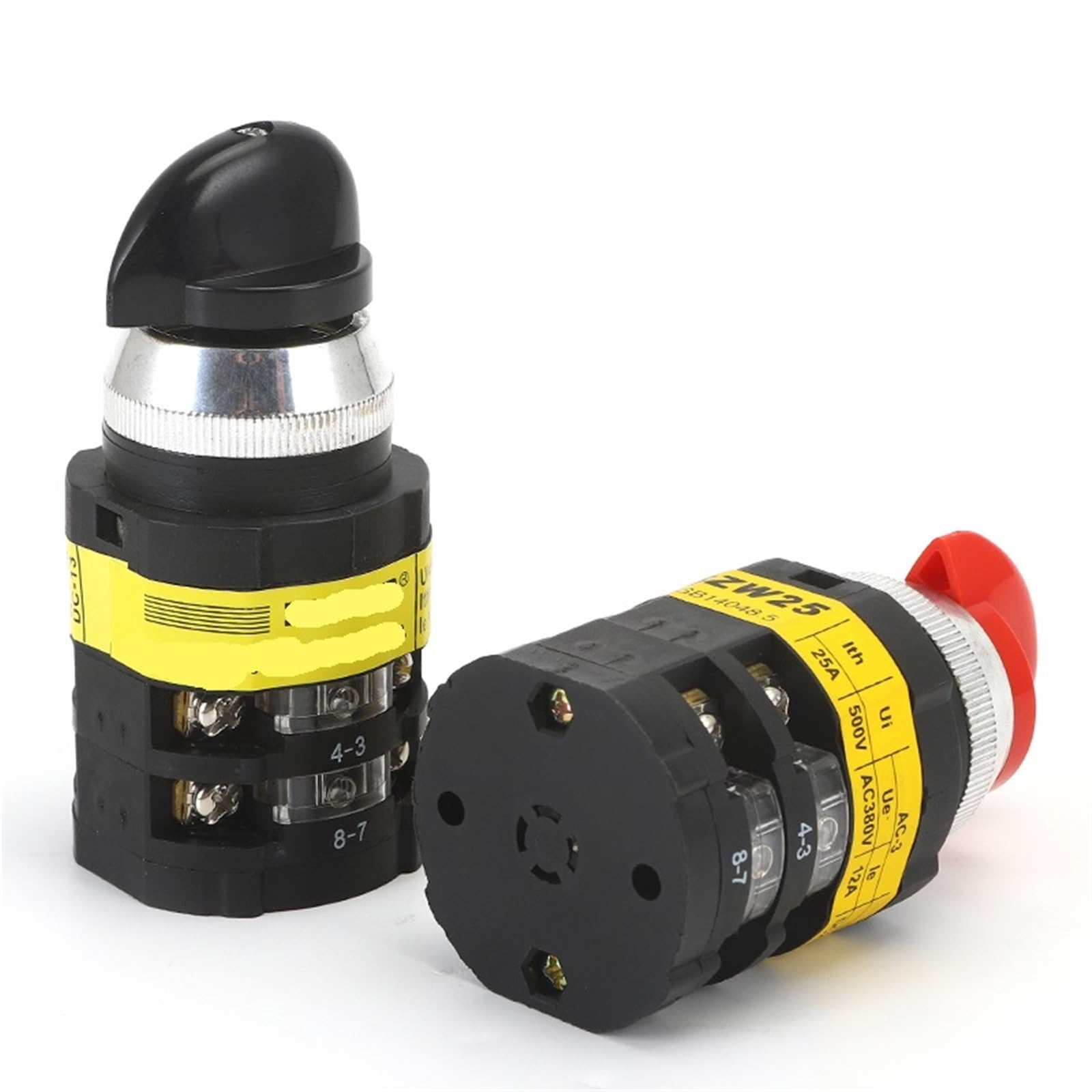 Sélecteur rotatif à came SZW25-30D/2 25A pour système d'alimentation de secours maison - 5