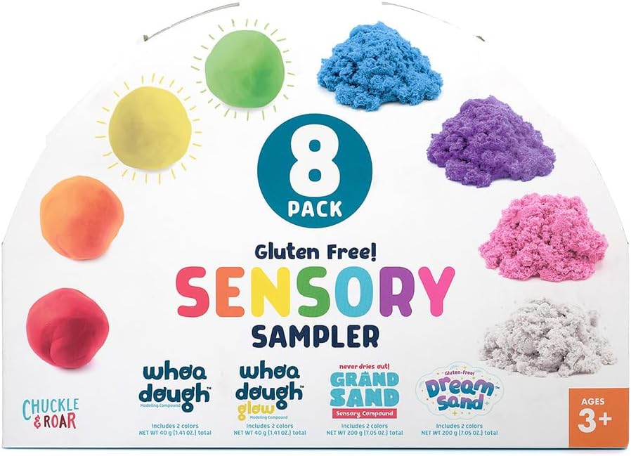 Sensory Sampler - 8 Sensory Fidget Activities for Little Ones - Great for Preschoolers - Touch and Feel Activities - Ages 3 and Up