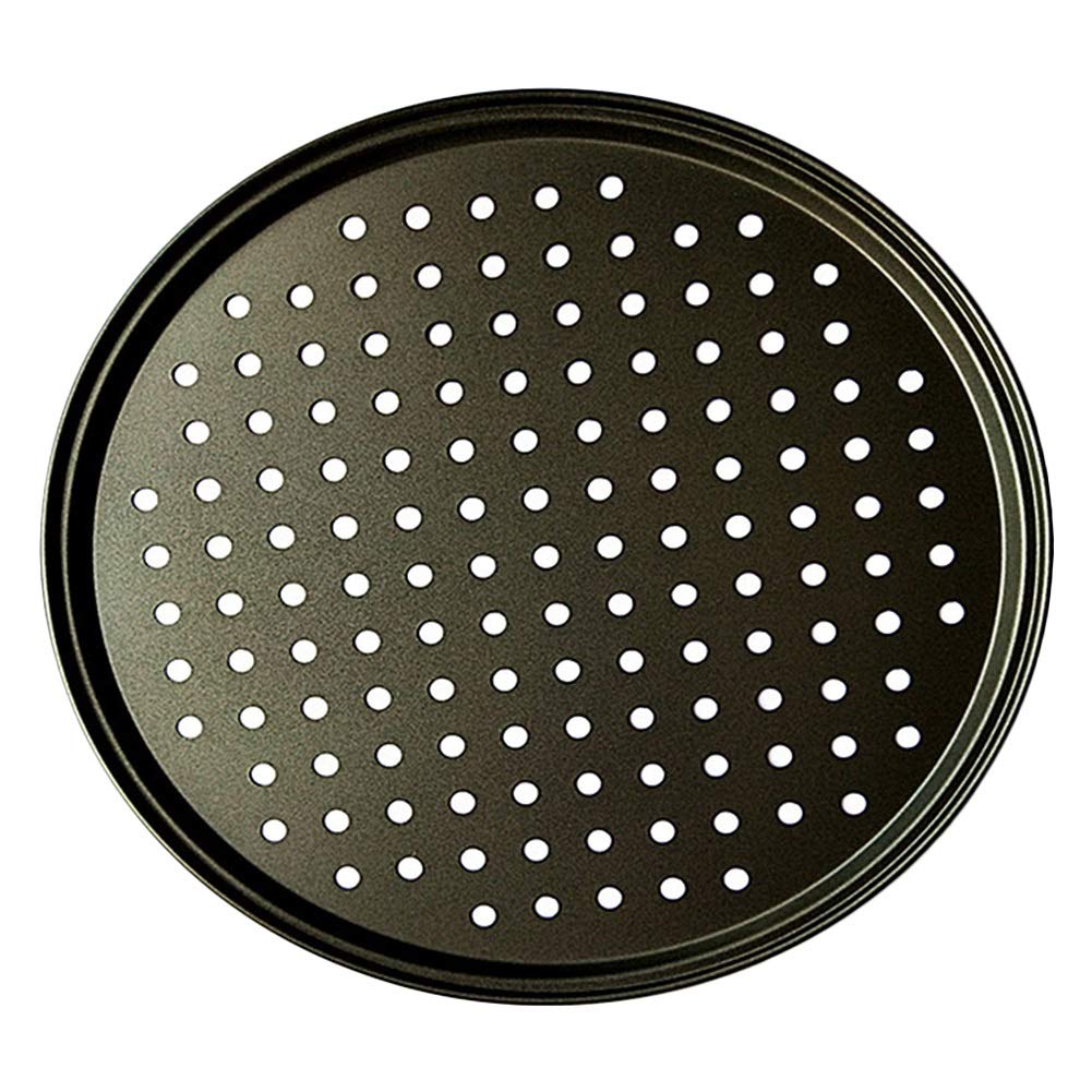 Tacka do pizzy, patelnia do pizzy, 26/28/32cm Stal węglowa Nieprzywierające kamienie do pizzy Patelnia do pizzy Taca do pieczenia pizzy Taca siatkowa Taca talerzowa Naczynia do pieczenia Narzędzia do