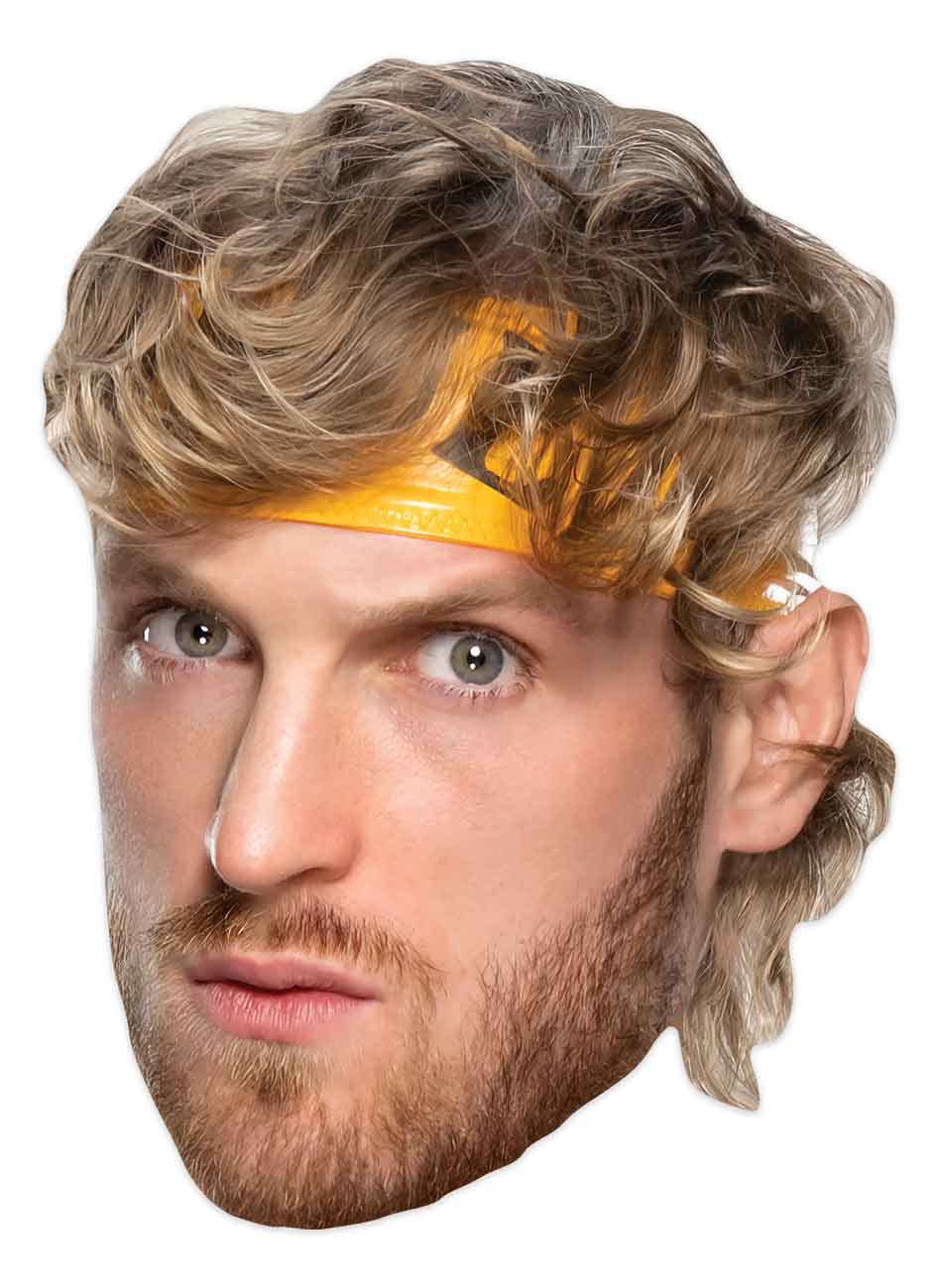 SM424 Logan Paul Cardboard Flat Face Mask