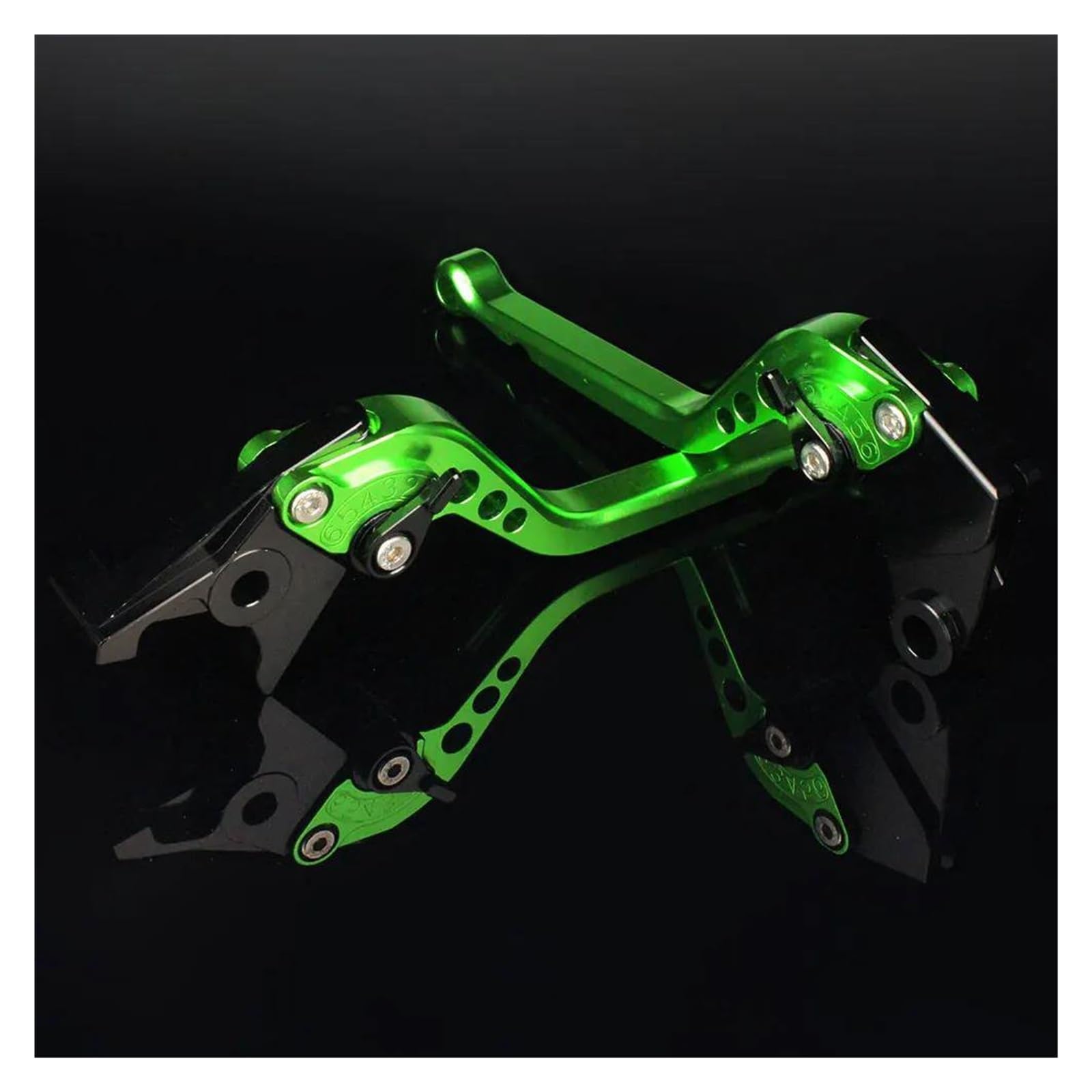 Clutch Brake Lever Set for 650 Interceptor for Continental for INT-650 for GT650 for GT 650 Adjustable Motorcycle Brake Clutch Levers(Green 177mm)