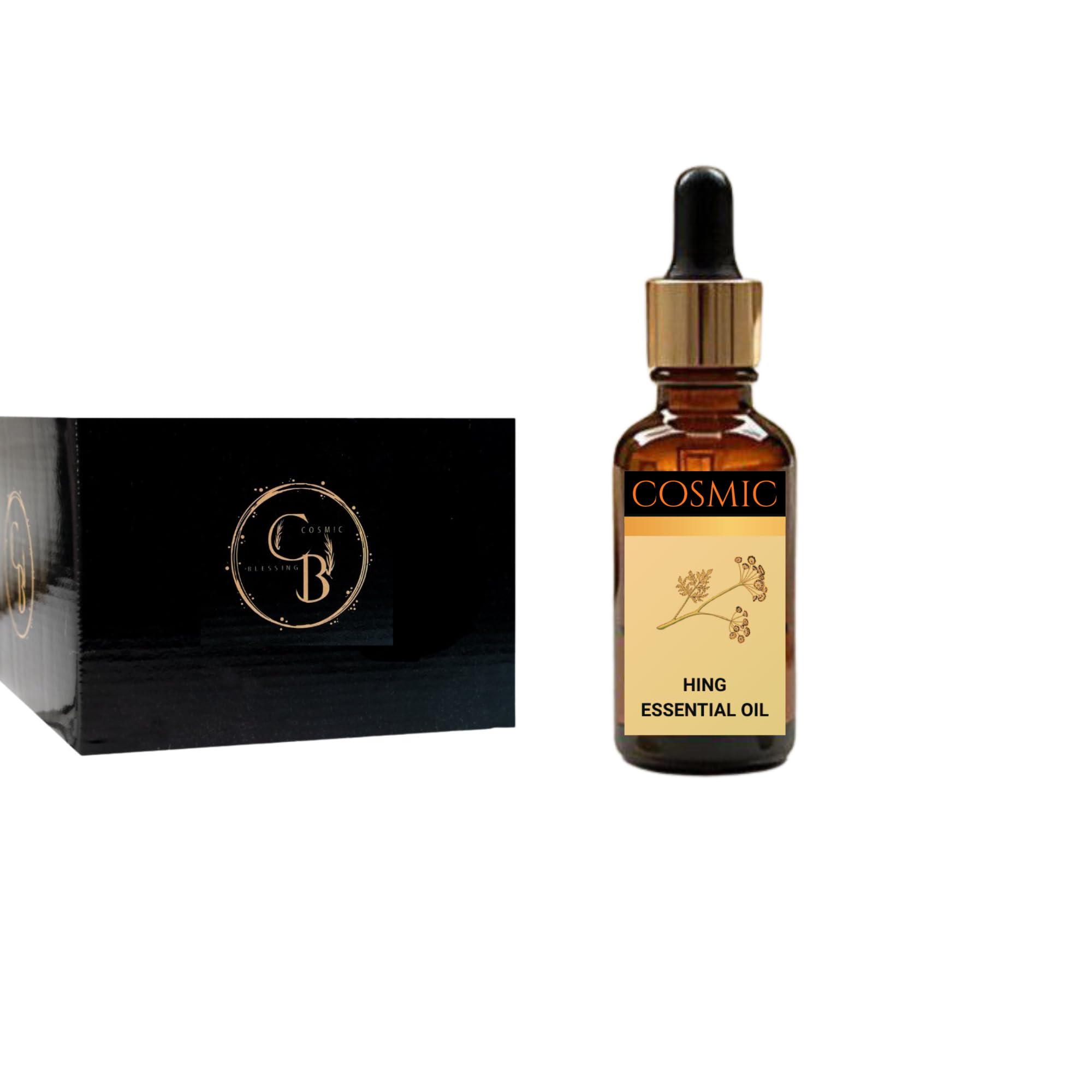 Heeng (Asafoetida) Essential Oil Pure Natural Organic Vegan and Undiluted Heeng Oil - For Personal Care | 15 ML