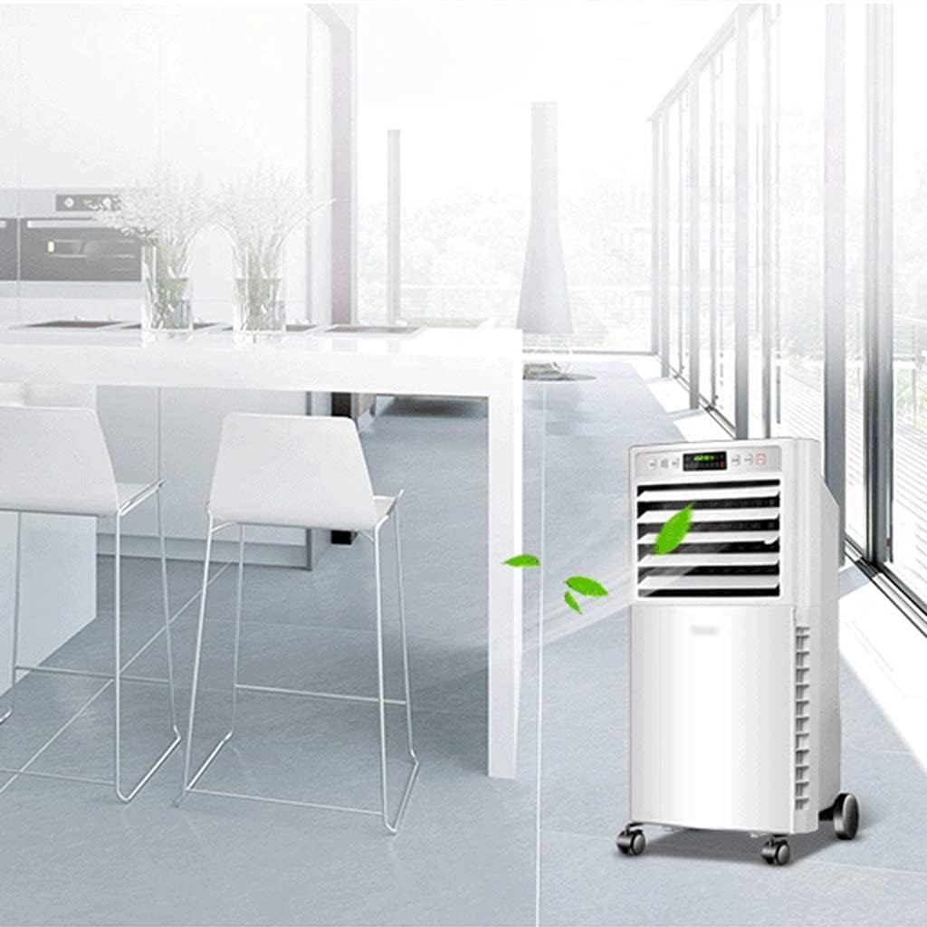 Air Coolers Evaporative Coolers Humidifier Air Conditioner Whit Remote Control Misting Evaporativ Portable Small Fan and Bladeless Noiseless Fan for Office Dorm Room