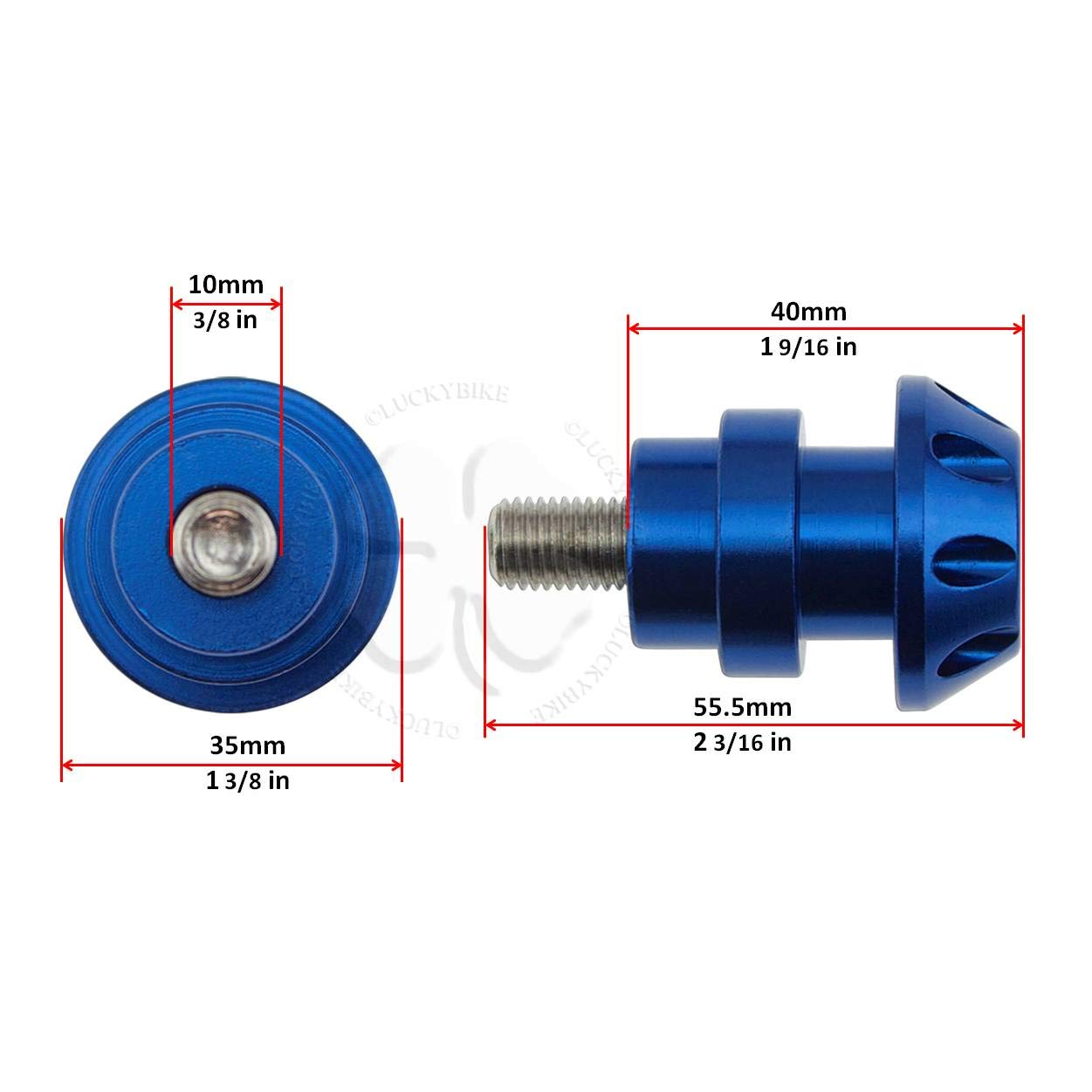 Amazon.com: Blue Shooter Swingarm Stand Spools 10mm Slider CNC For