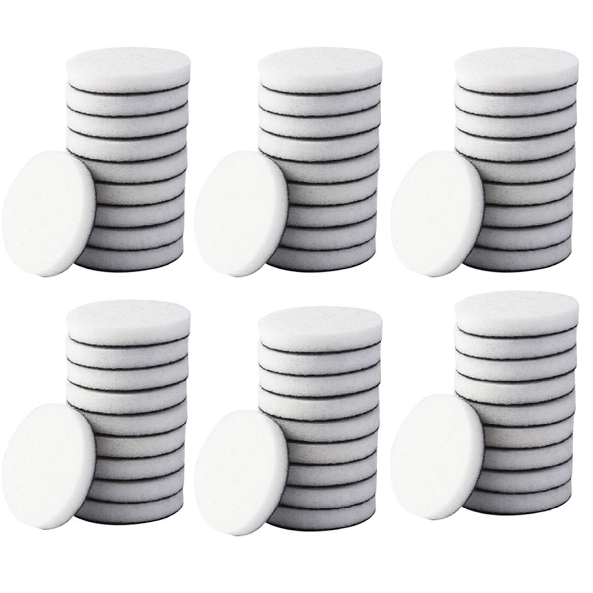 60Pcs/Set Ink Blending Round Head Foams Replacement Refill Foam for Foams Scrapbooking Painting Drawing Art Blending Scrapbooking Painting Drawing Art SuppliesInk Tool — image 1