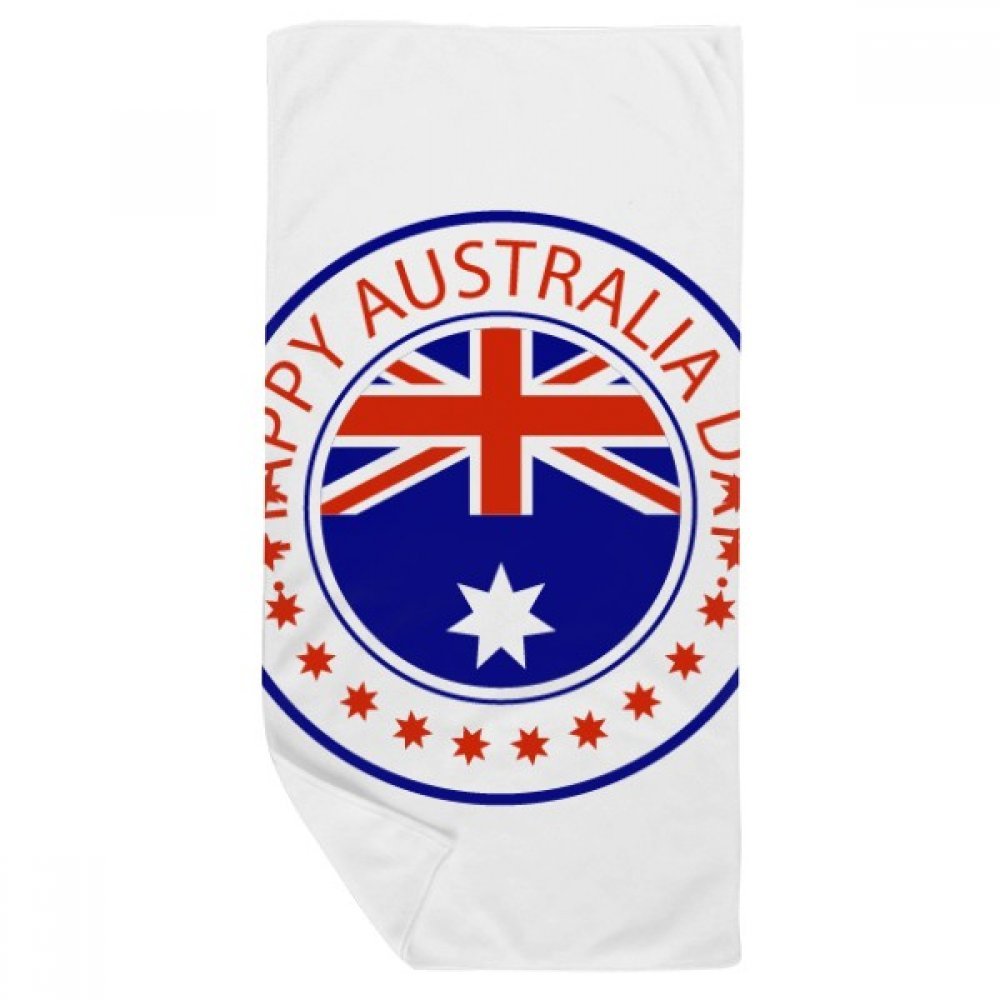 Serviette de bain Australie pour le sport et voyage drap de toilette doux 35x70cm
