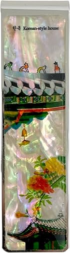 Madre de perla clip de dinero cartera tarjeta de crédito tarjeta de negocios delgada titular de acero inoxidable colección regalo noble