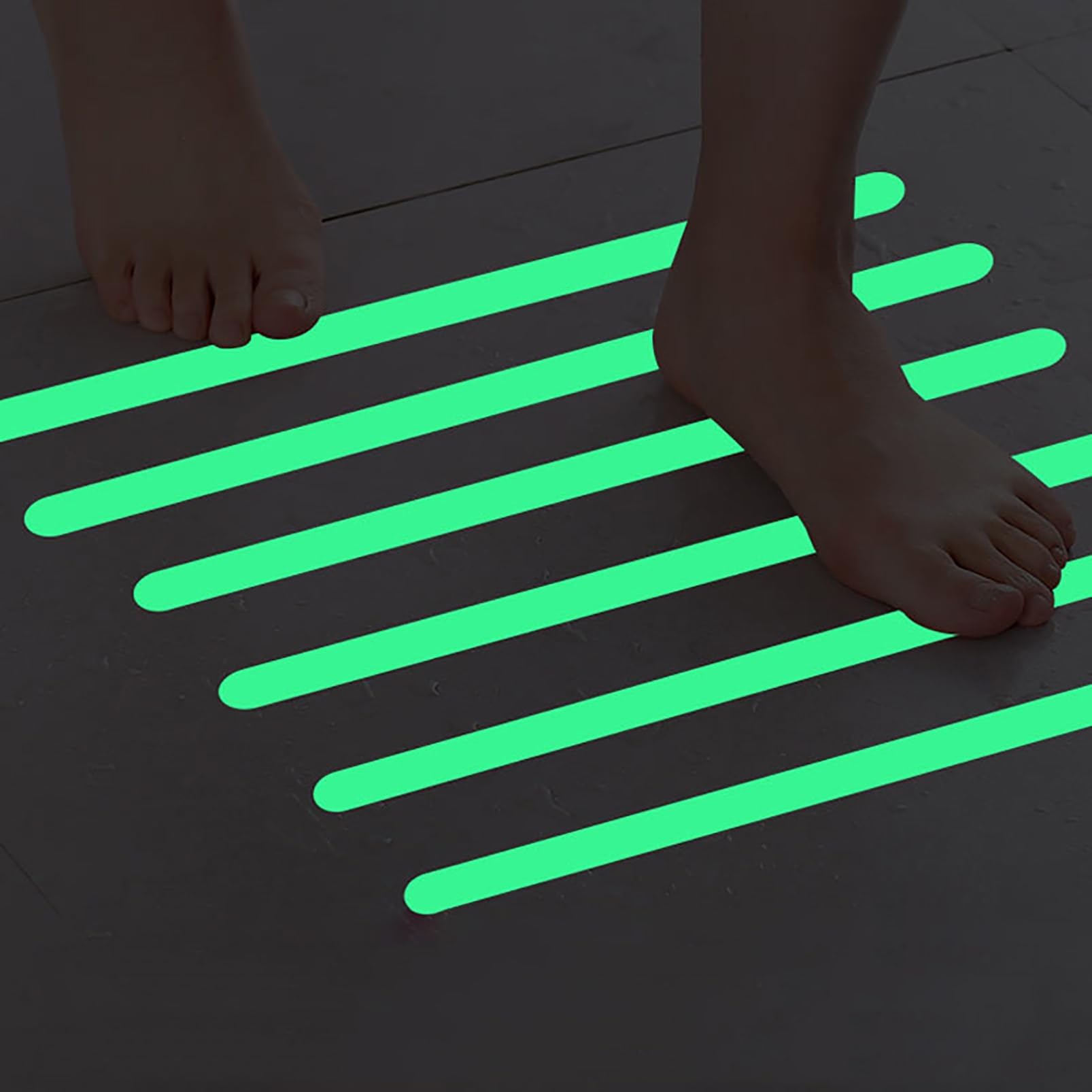 Cinta antideslizante para peldaños de escalera, tiras transparentes antideslizantes para interiores, para peldaños de escalera, cinta de agarre transparente para escaleras antideslizantes con minous 1