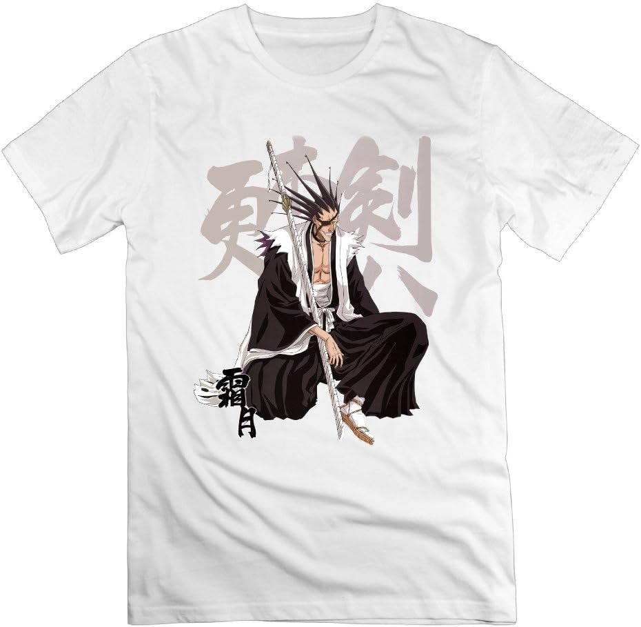 Man's Kenpachi Zaraki Antihero Manga Japan T Shirt Novelty