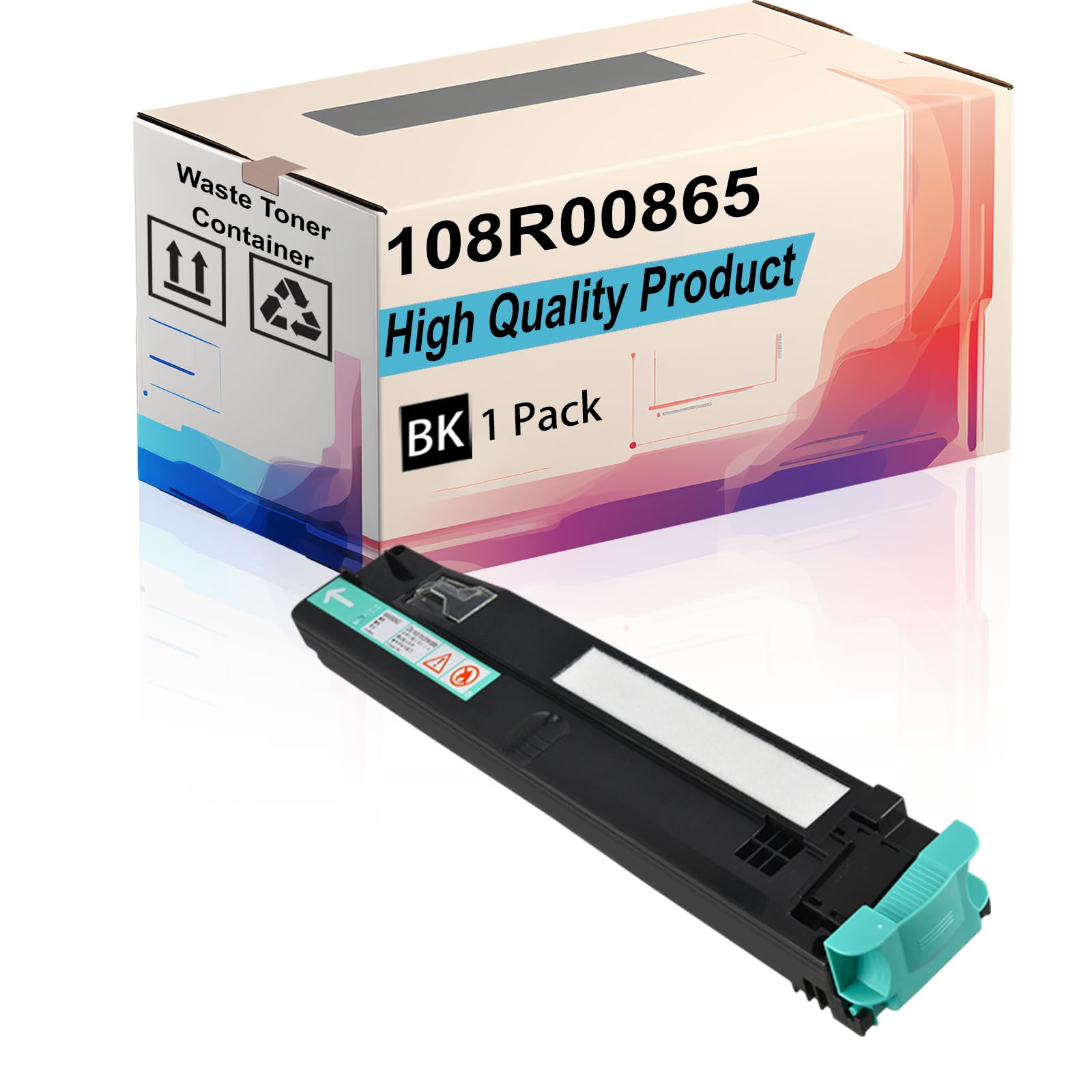 108R00865 Waste Toner Container Compatible for Xerox Phaser 7500 Phaser 7500DN Phaser 7500DT Printer |108R865| High Yield 50000 Pages, Print More