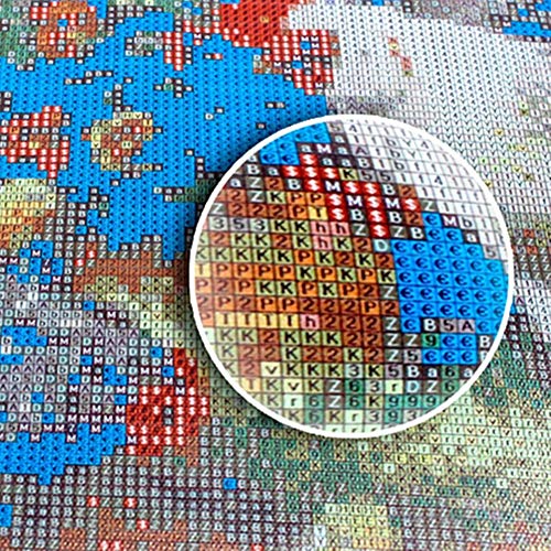 DIY Diamond Borduurwerk Romantische 5D Volledige Kruis Stitch Diamond Sets Decoratieve Diamant Schilderij Cartoon (40x30… - Image 4