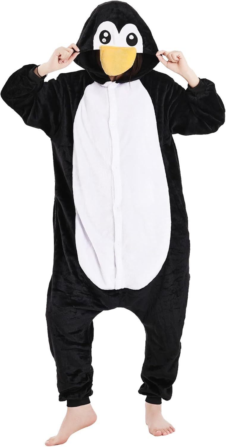 Penguin cartoon animal one-piece pajamas