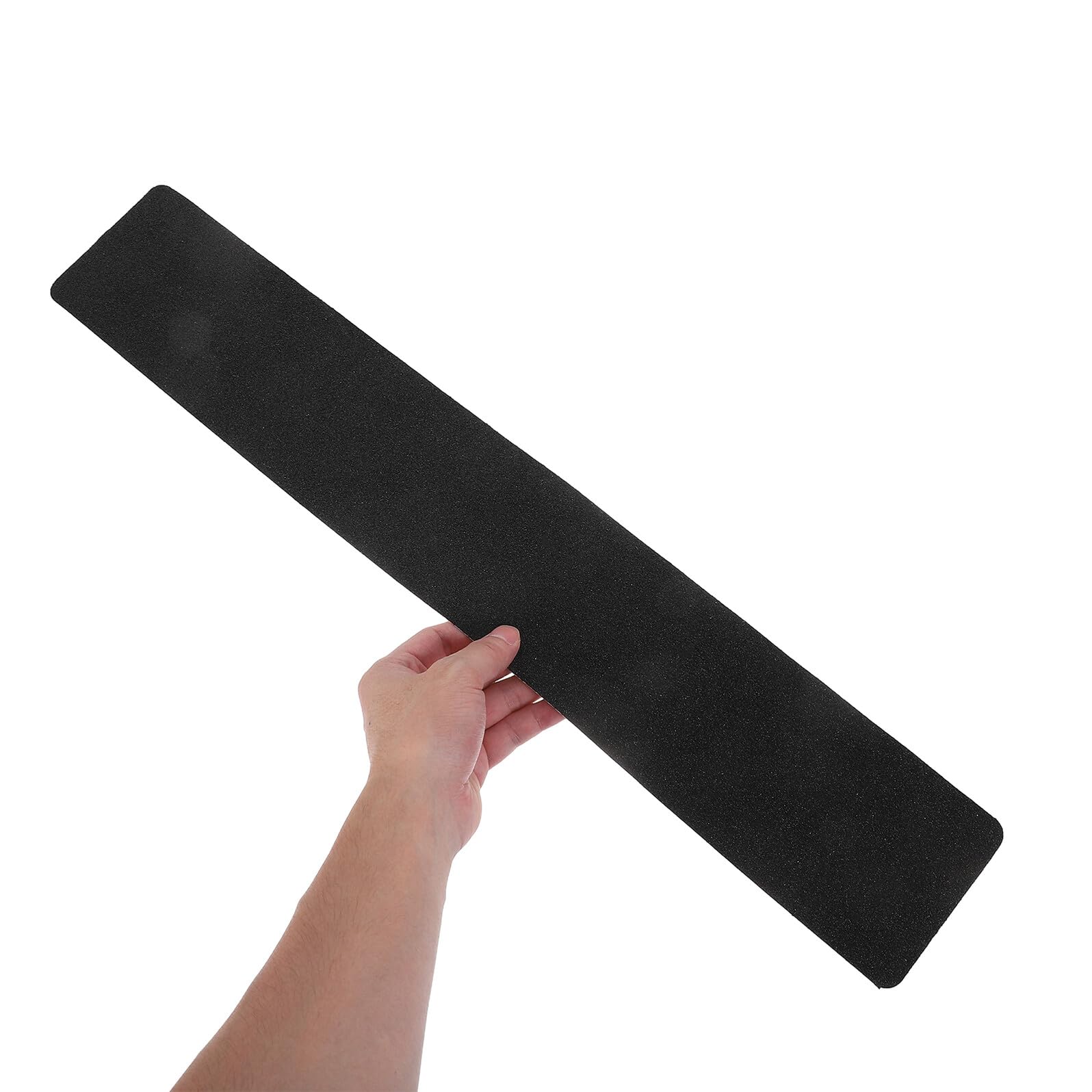 Bande Antidérapante pour Marches 10 Pcs, Pvc Noir, Pré-coupée
