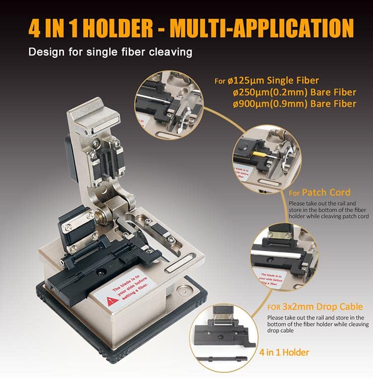 Miniatura 3 de Proskit MT-7602-C - Medidor de potencia de fibra 4 en 1, detector de fallas visuales, probador de cable de red, medidor de potencia de fibra con