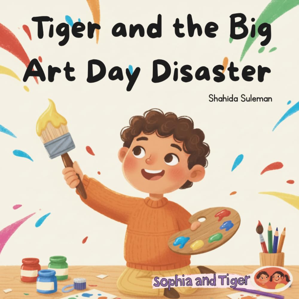 Tiger and the Big Art Day Disaster: A Heartwarming Story About Kindness, Friendship, and Big Feelings (Sophia & Tiger)
