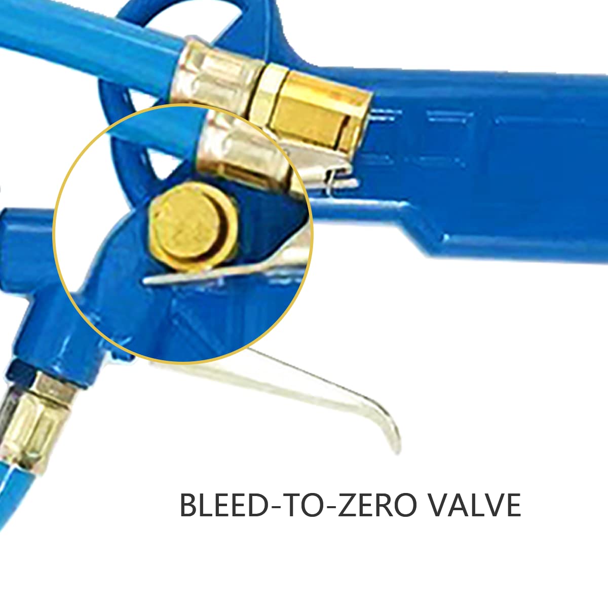 Manometro per Pneumatici 10,7 mm Pistola per Pressione Pneumatici con puntatore Meccanico a Porta Gonfiabile per Auto, Moto, Bicicletta