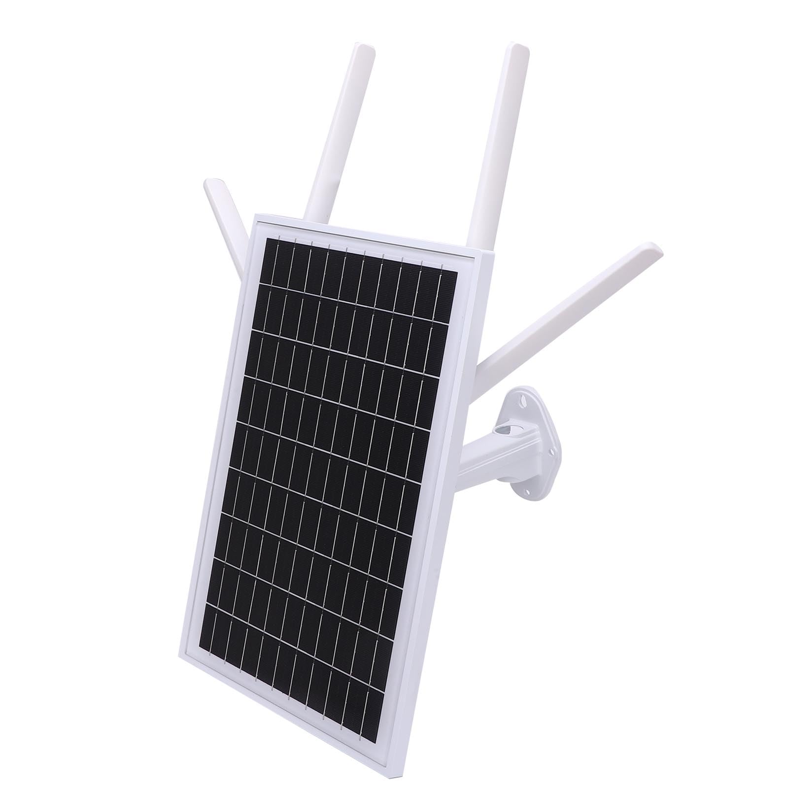 Tonysa Modem WiFi 4G LTE Outdoor Solar, Router WiFi Extender, con Slot per Schede SIM, Supporto 8 Dispositivi, Batterie da 20800 MAh, per la Fotocamera per all'aperto, 15W (Versione europea