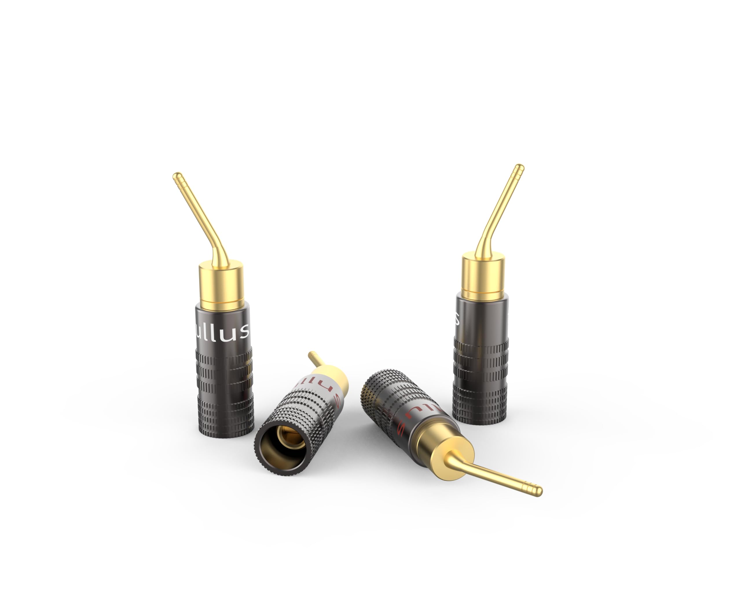 Tertullus 8 connettori a banana 2 mm per cavi 4 mm chiusura a doppia vite 8-20 AWG spinotto banana