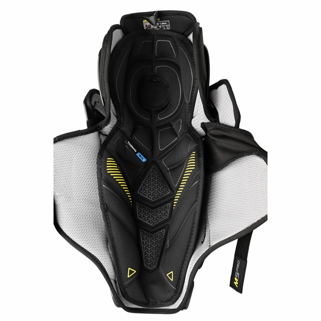 Bauer Supreme M5 PRO - Espinilleras para hockey sobre hielo