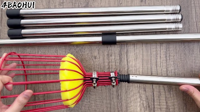 Cueille Fruit Télescopique, 4,2M Cueilleur De Fruits Amovible, Ramasse