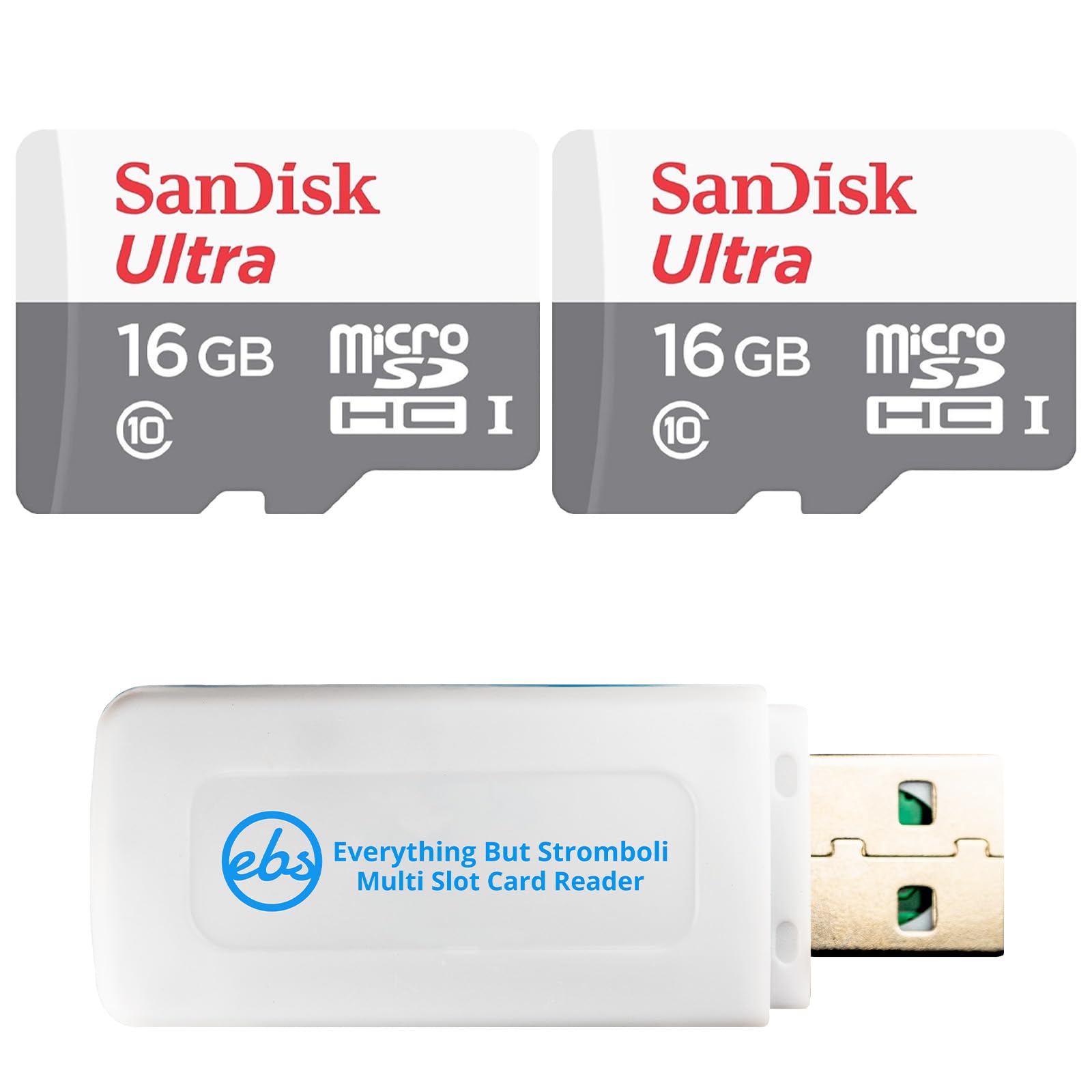 SanDisk Lot de 2 cartes mémoire micro SDHC pour appareils photo et