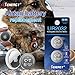 CT-ENERGY Rechargeable 2032 Batteries 3.6v Replace Key fob Battery cr2032 of 3V Coin Button Cell Batteries (6 pcs)