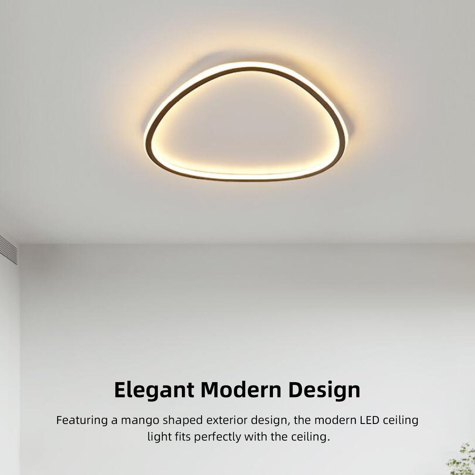 CHICIRIS Lámpara de Techo LED, Moderna, Regulable, Empotrada, para Sala de Estar, Cocina, Elegante Diseño Ajustable
