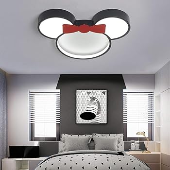Luminaire Plafonnier Led Pour Chambre D Enfants 6000k Lumiere Blanche Abat Jour En Metal Acrylique Disney Minnie Lampe De Plafond Garcon Fille Chambre D Enfant Chambre D Etude Lampe O50cm 24w Amazon Fr Luminaires Et Eclairage