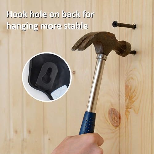 Miniatura 3 de Tfro & Cile Arte de pared de metal Gecko 3 unidades de lagarto decoración al aire libre escultura de cristal colgante, 9.1 pulgadas de longitud