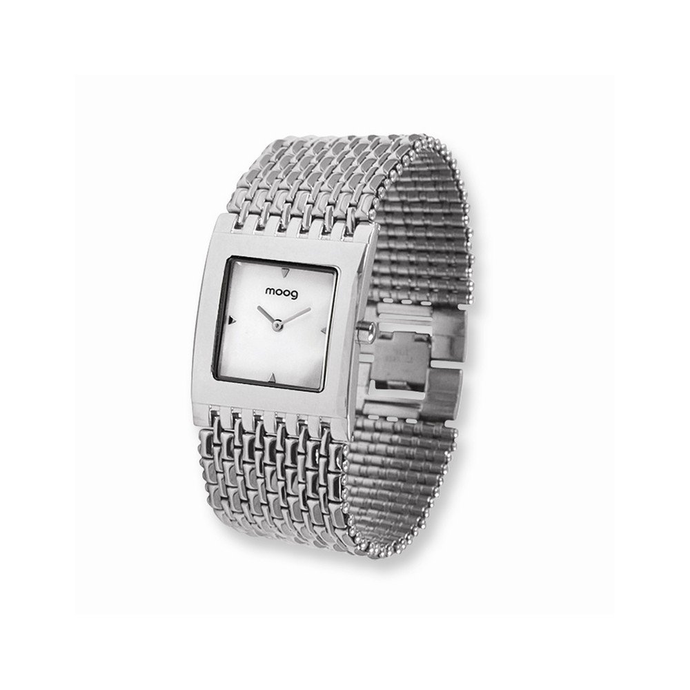 Moog Fashionista White Dial/Stainless Steel Watch