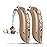DELLONA Hearing Aids for Seniors, Hearing Aids Rechargeable for Seniors Severe Hearing Loss with Intelligent Noise Reduction (Pair) 4 Modes - Comfortable Wearing OTC Hearing Aid, PSAP