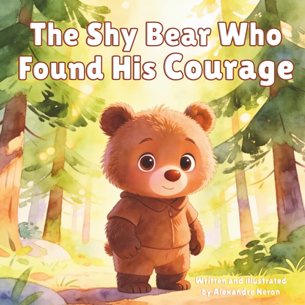 The Shy Bear Who Found His Courage: A gentle story about self-confidence, friendship, and kindness (Milo's Adventures Book 1)