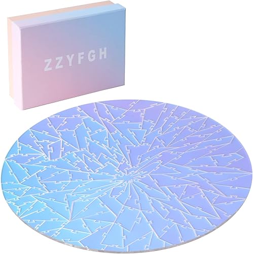 Miniatura 1 de ZZYFGH Rompecabezas transparente, desafío imposible, 141 piezas redondas de acrílico roto juego para adultos