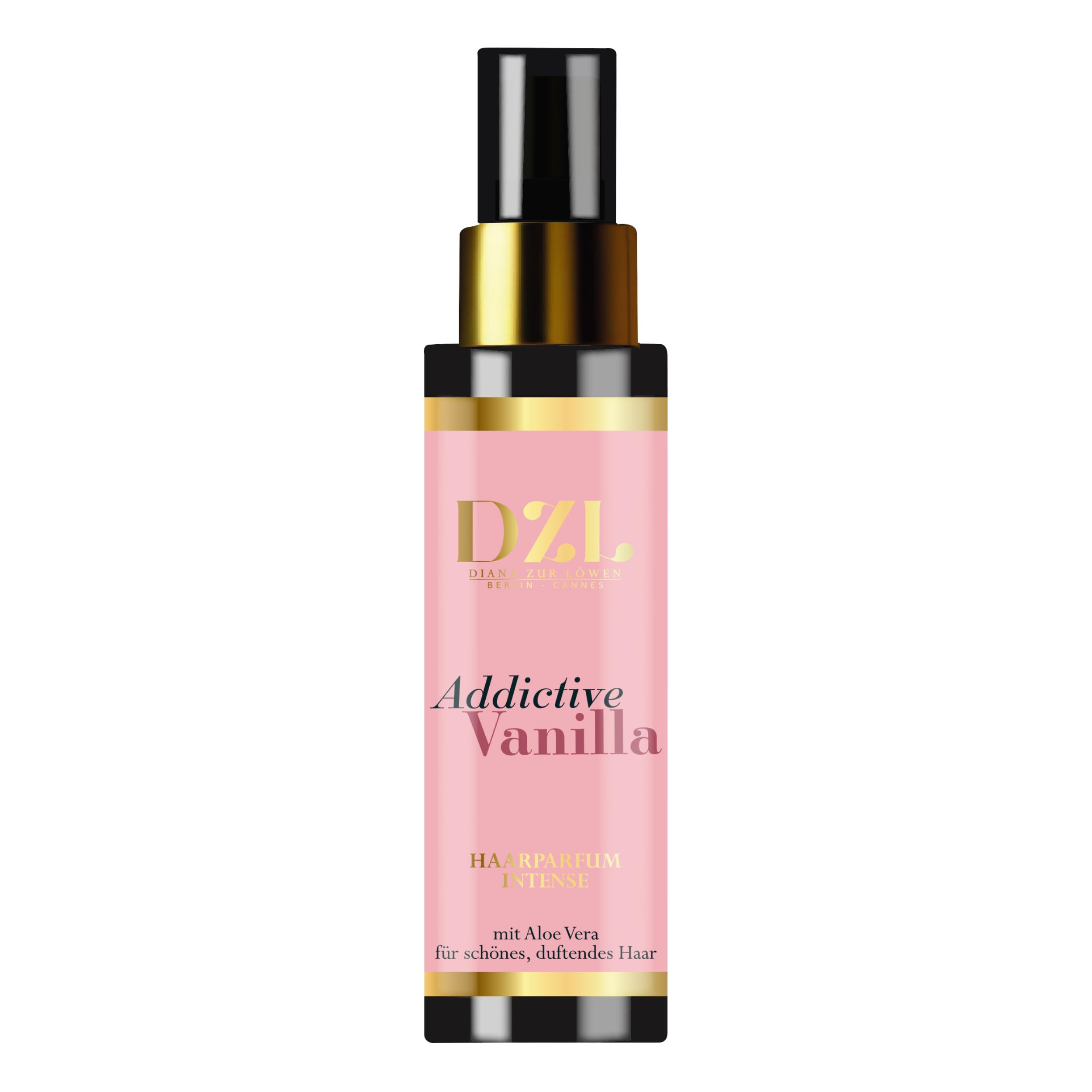 DZL - Parfum Cheveux Addictive Vanilla – Parfum Cheveux Femme - Vanille, Notes Gourmandes & Ambrées – Sillage Intense & Enveloppant - Made in France