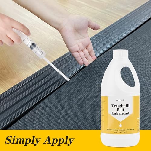 100% Silicone Treadmill Lubricant/Treadmill Lube, 16 Ounces Premium Silicone Oil For Treadmill Belt Lubrication, Easy To Apply Treadmill Belt Lubricant Oil, Suitable For Nearly All Type Of Treadmills #TOP2
