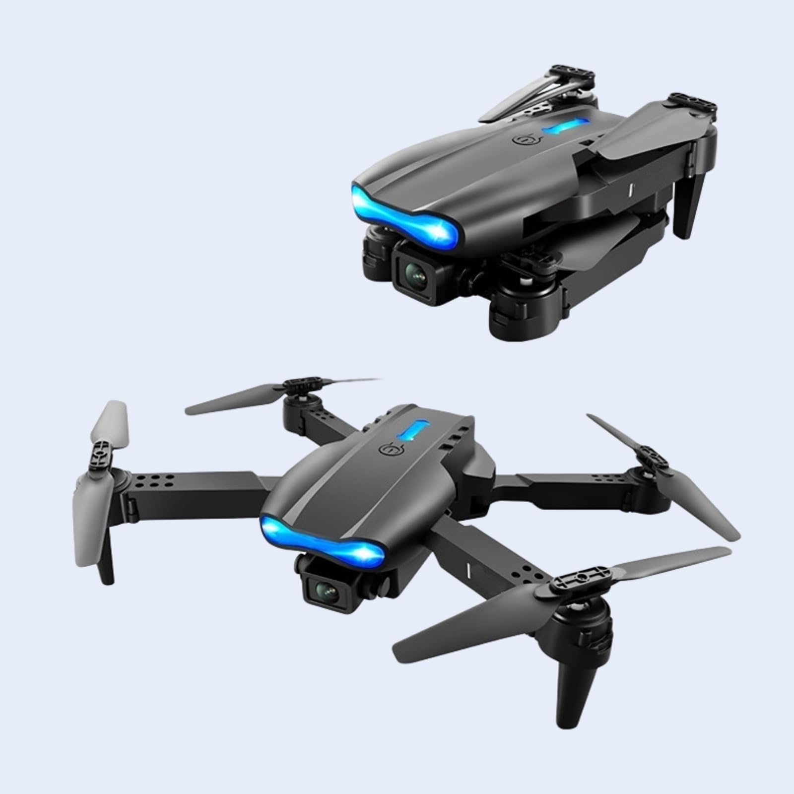 Składany Mini RC Drone, Quadcopter do Unikania Przeszkód, Podwójny Aparat HD 4k Fotografia Lotnicza Samolot RC, Obsługa Aplikacji Wifi, Prezenty dla Dzieci i Dorosłych