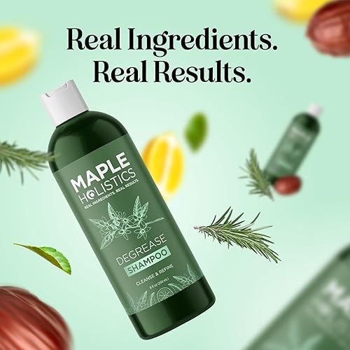 Miniatura 9 de Champú para cabello graso y piel cabelludo graso tratamiento natural caspa para hombres y mujeres productos pérdida de cabello cabello fortalecedor