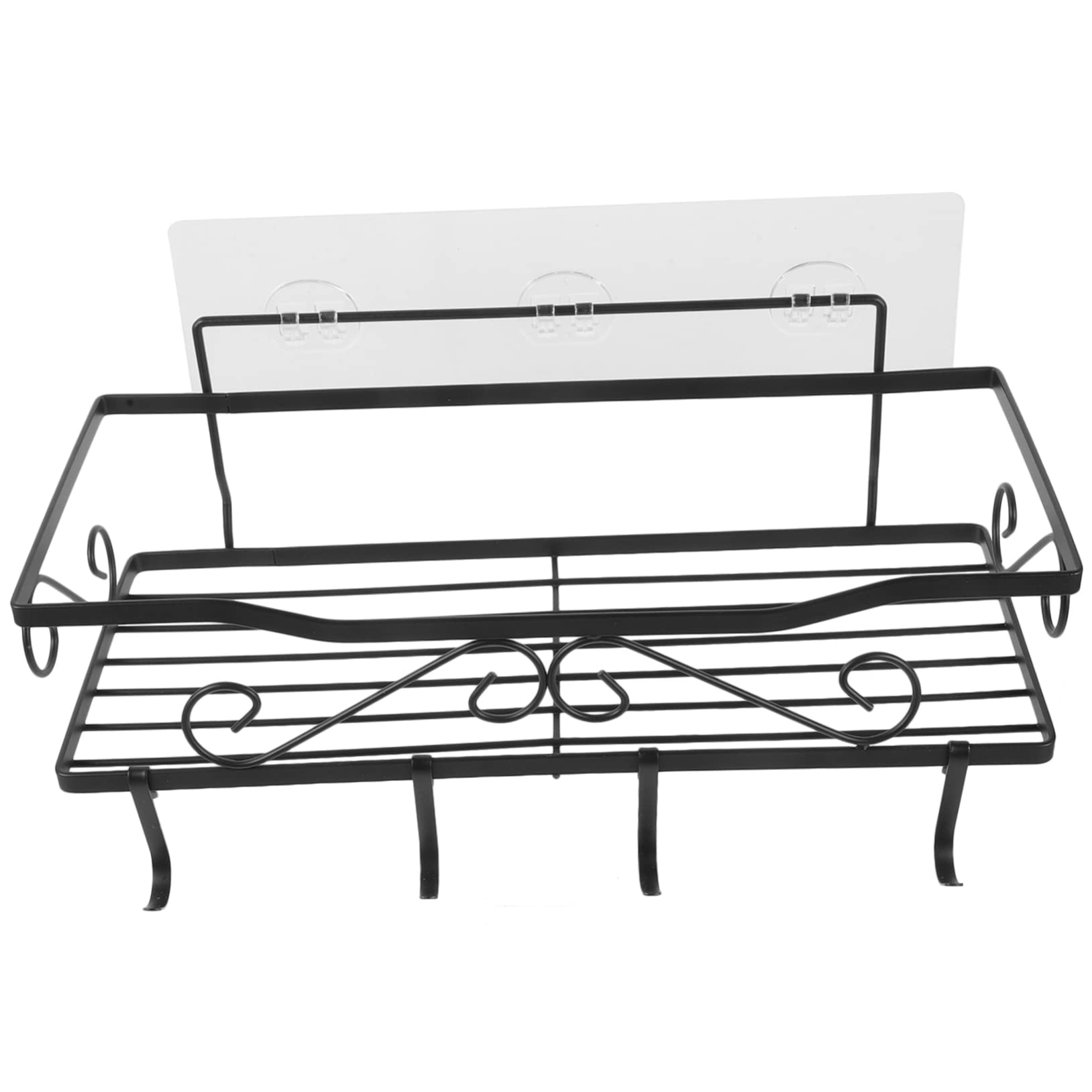 GLEAVI Shower Shelf Wall Mounted Storage Rack Bathroom Shampoo Holder over The Door Organizer Shower Rack Mesh Caddy