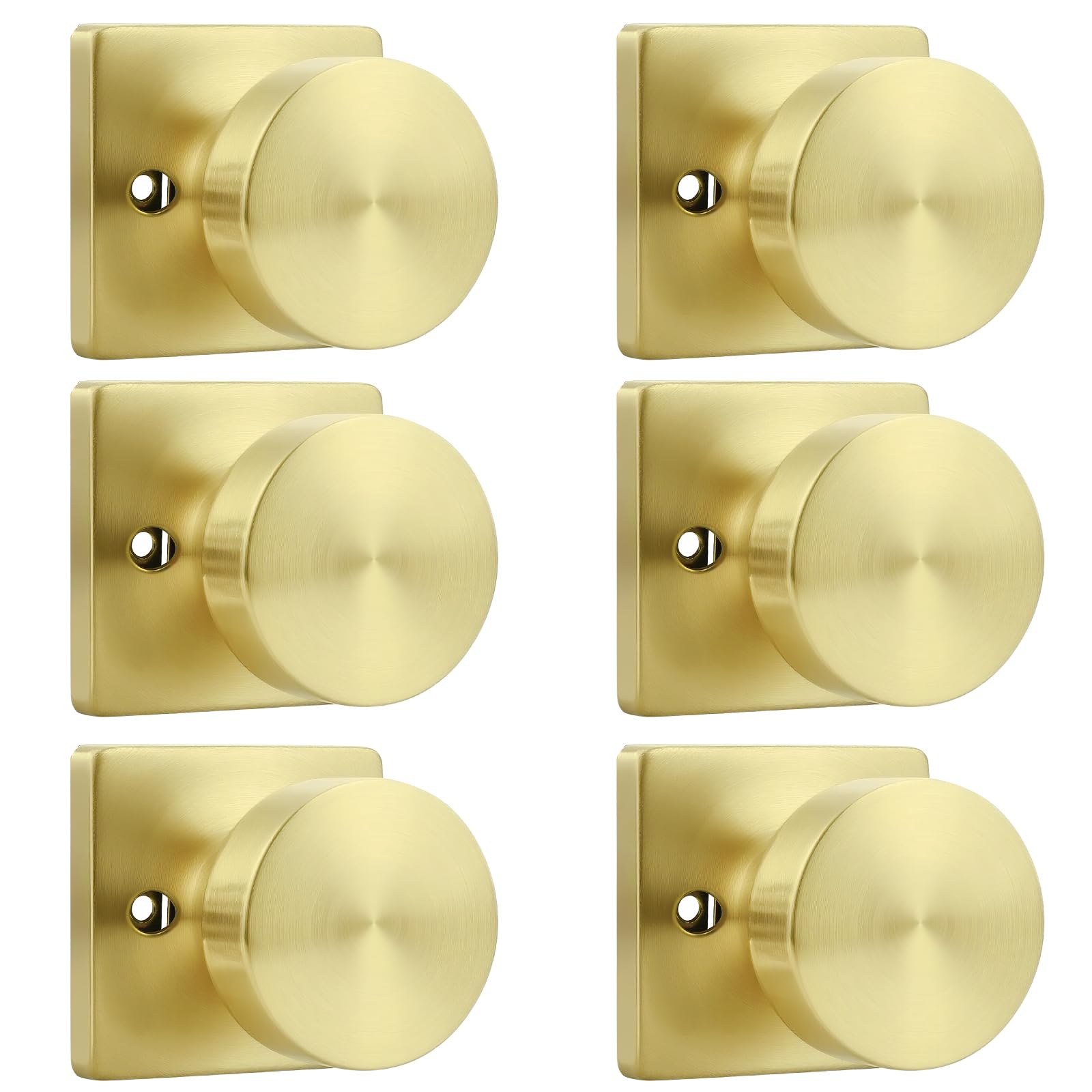 Matte Black Dummy Door Knobs - 2 Pack -28