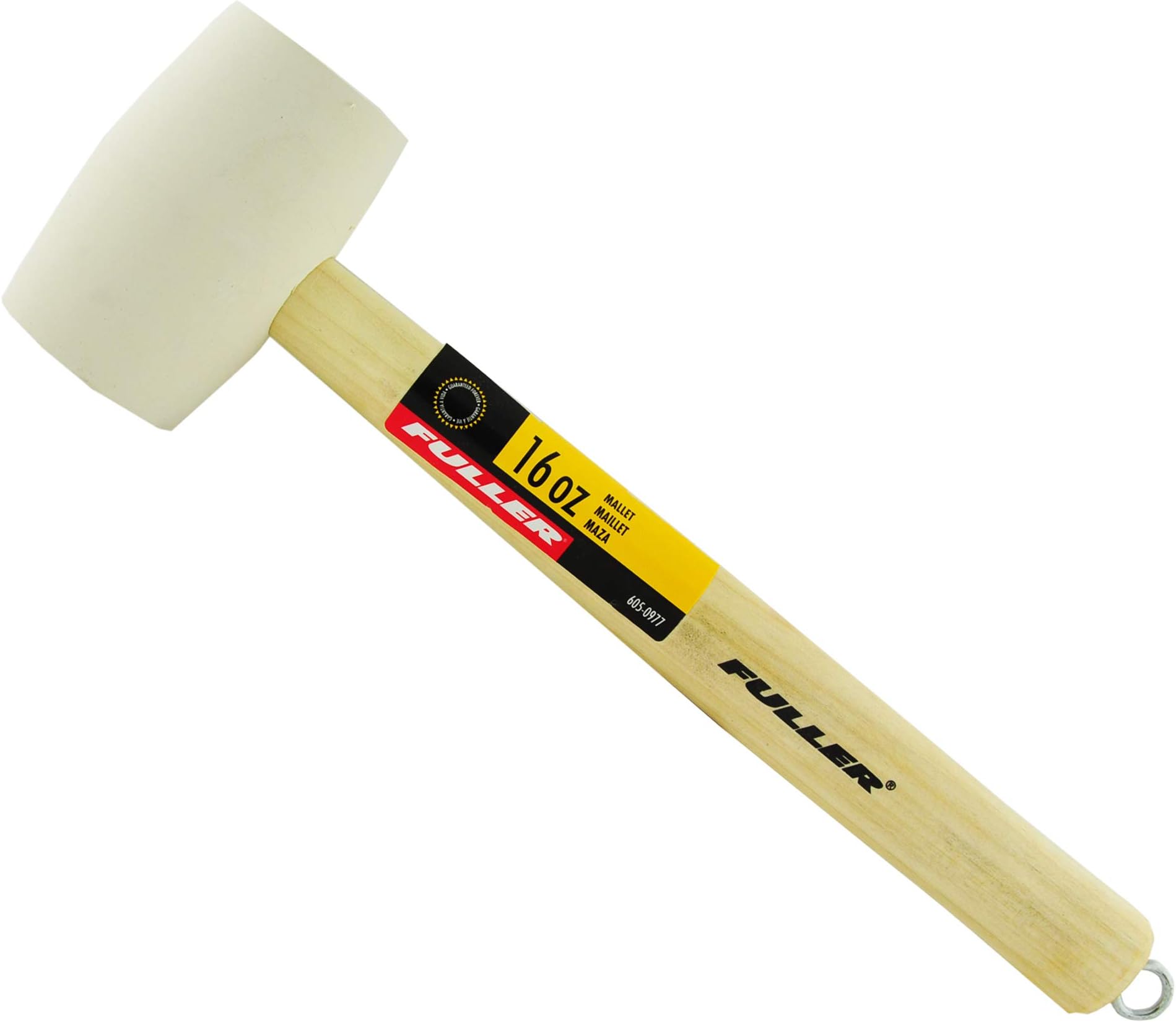 Fuller Tool 605-0977 16 oz White Rubber Mallet