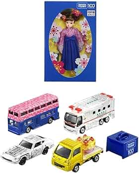 タカラトミー　株主優待　2024年 トミカ/リカちゃん Amazon.co.jp: 株主優待2024 オリジナル「トミカ」4台セットおよび