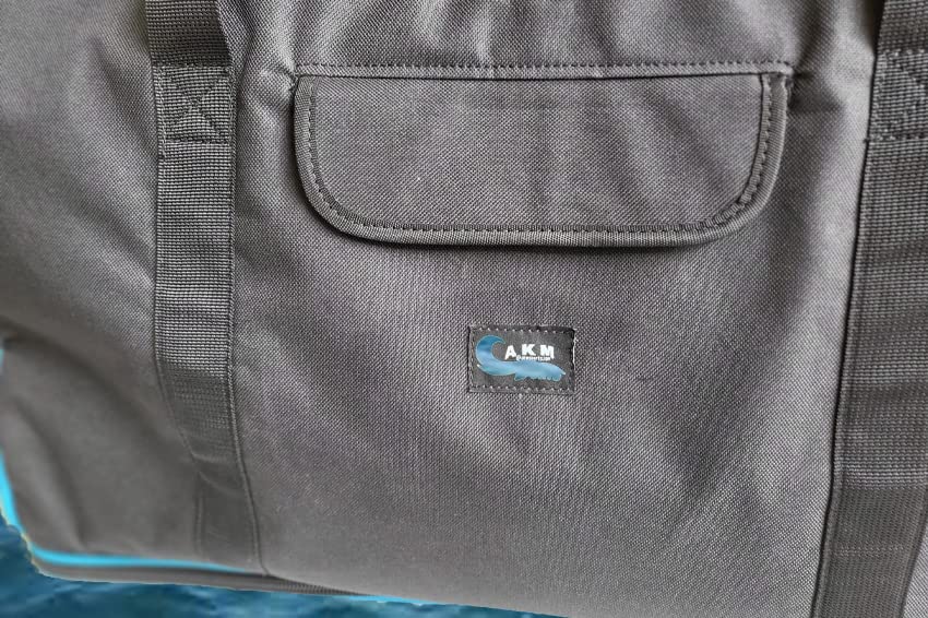 Borsa impermeabile per sport a secco, adatta per immersioni, nuoto, spiaggia, piscina, gamma Akmsports da 100 litri con fasciatoio integrato