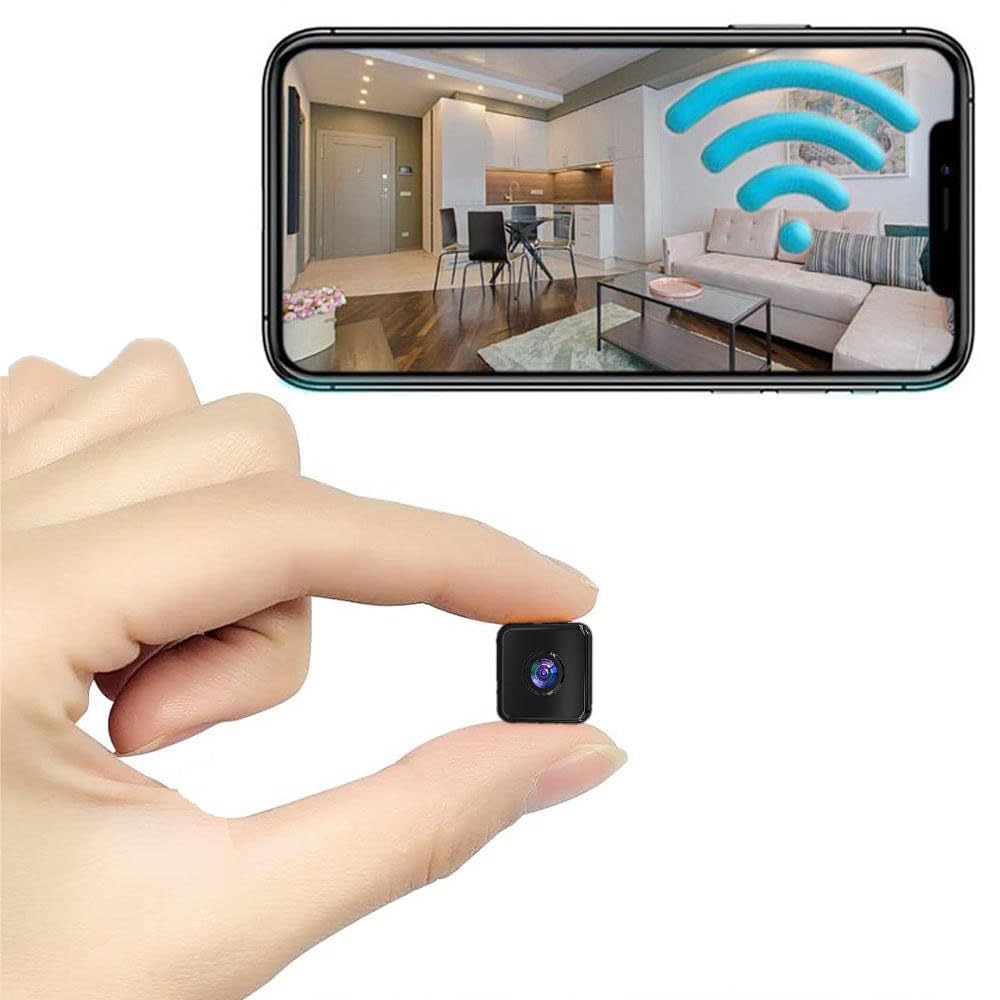 Mini Wireless Indoor Camera WIFI Home Security Camera Small Outdoor WiFi  Pet Cameras,2025 Pet HD Tiny Nanny Cam, Wide Angle,Night Vision, House Door