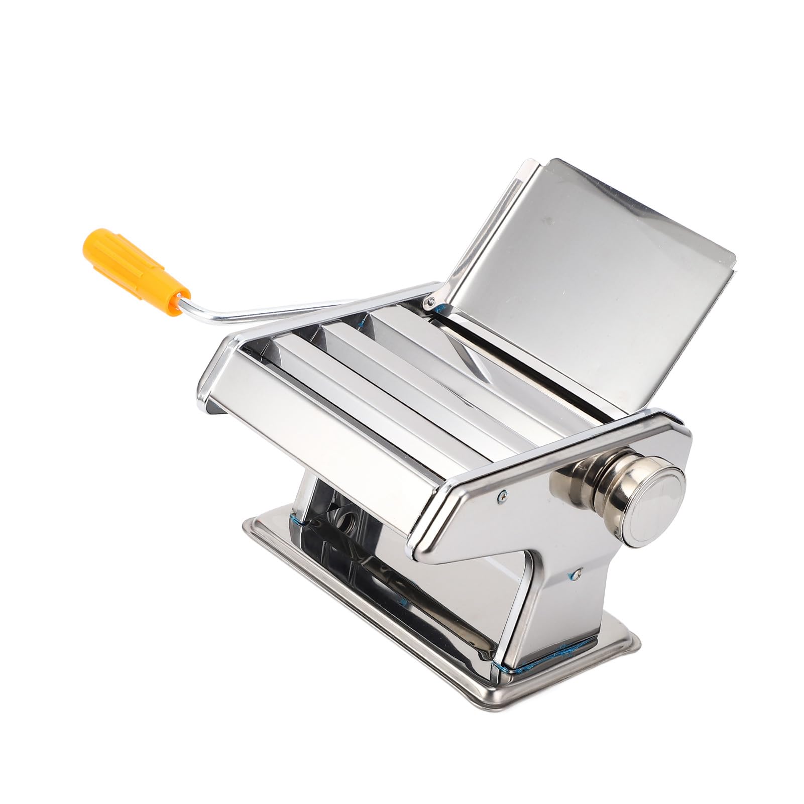 POENVFPO Fabricante de Fideos Manual, Máquina de Pasta de Espesor Ajustable para Uso en Cocina, Electrodoméstico de Acero Inoxidable