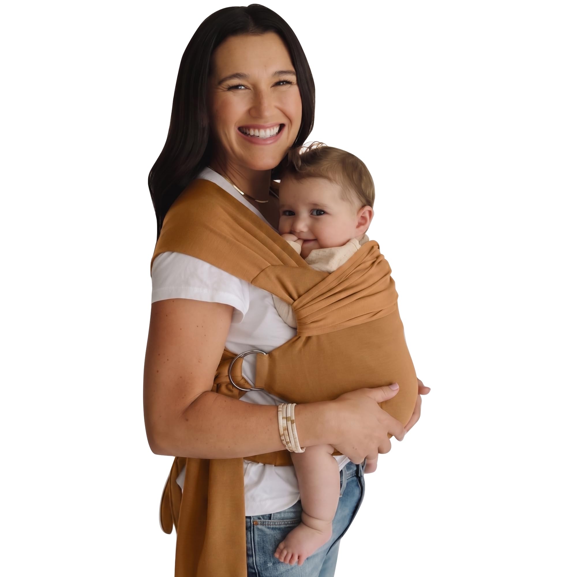 Lalabu The Simple Wrap Baby Wraps Carrier - Stylish Baby Sling Carrier for Newborns & Toddlers 13-28 lbs. Safety Tested, Easy-to-Use, Ergonomic, &