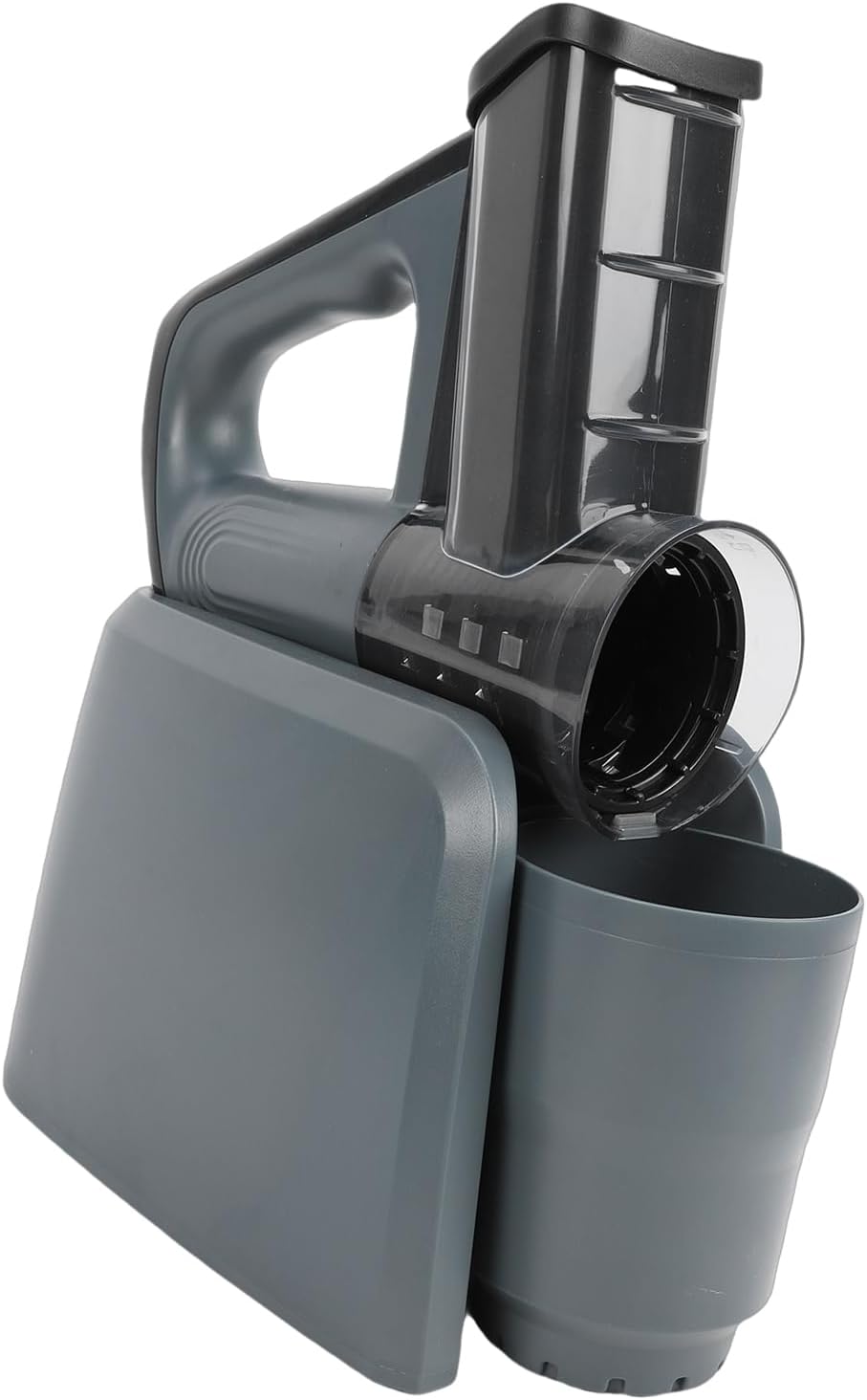 Sorandy Automatic Electric Cheese Grater, Salad Machine with 3 Replaceable Stainless Steel Blades & Brush, Ideal for Vegetables, Fruits & Cheeses